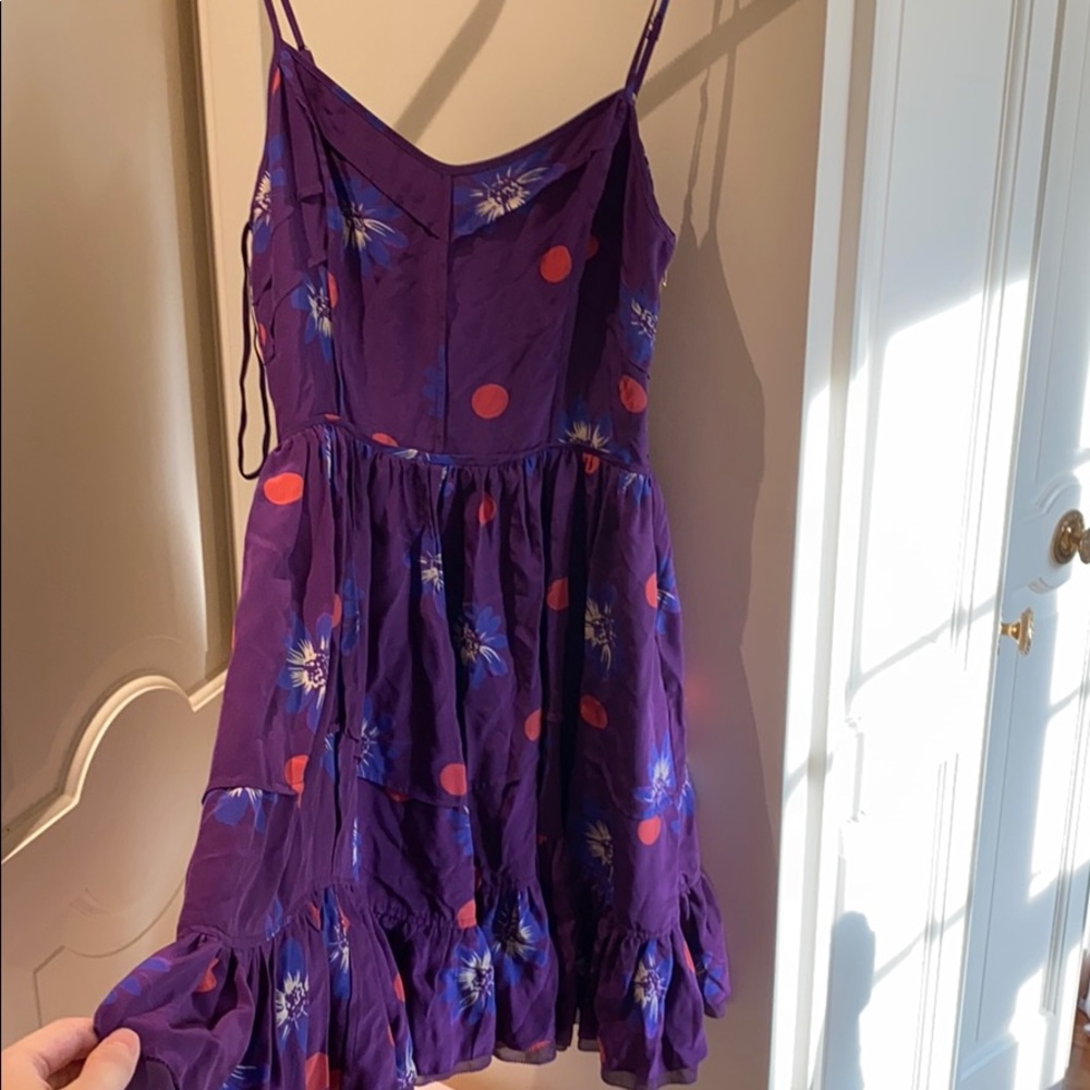 Juicy Couture silk flare skater camisole dress